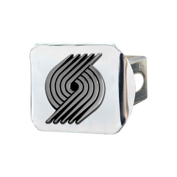 Fanmats NBA - Portland Trail Blazers - 3-D Chrome Hitch Cover 3-3/8" x 4" - 15135 15135 - main